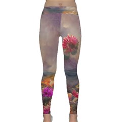 Floral Blossoms  Classic Yoga Leggings by Internationalstore