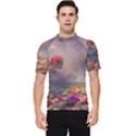 Floral Blossoms  Men s Short Sleeve Rash Guard View1