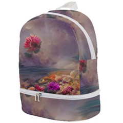 Floral Blossoms  Zip Bottom Backpack by Internationalstore