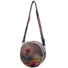 Floral Blossoms  Crossbody Circle Bag by Internationalstore