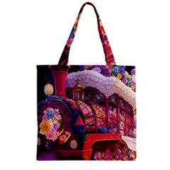 Fantasy  Zipper Grocery Tote Bag by Internationalstore