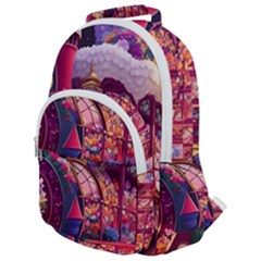 Fantasy  Rounded Multi Pocket Backpack by Internationalstore