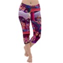 Fantasy  Lightweight Velour Capri Yoga Leggings View1