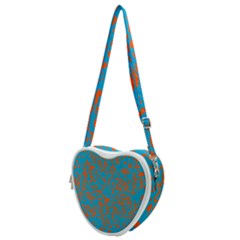 Animal Print Pattern Heart Shoulder Bag by Pakjumat