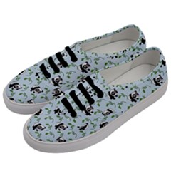 Animal Panda Bamboo Seamless Pattern Men s Classic Low Top Sneakers by Pakjumat