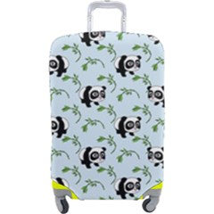 Animal Panda Bamboo Seamless Pattern Luggage Cover (large) by Pakjumat