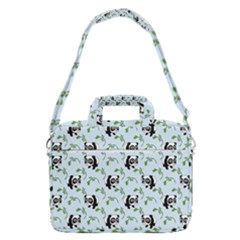 Animal Panda Bamboo Seamless Pattern Macbook Pro 16  Shoulder Laptop Bag by Pakjumat