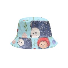 Hedgehogs Animal Inside Out Bucket Hat (kids) by Pakjumat