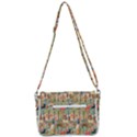 Animal Forest Pattern Shoulder Bag with Back Zipper View3