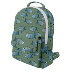 Fishes Pattern Background Flap Pocket Backpack (small) by Pakjumat