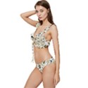 Bee Honeycomb Honeybee Insect Low Cut Ruffle Edge Bikini Set View2