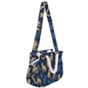 Cat Pattern Animal Rope Handles Shoulder Strap Bag View2