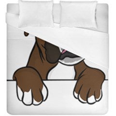 Boxer Dog T- Shirt Boxer T- Shirt Duvet Cover Double Side (king Size) by JamesGoode