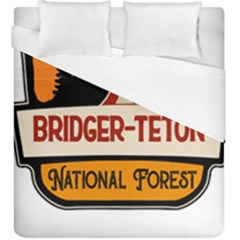 Bridger Teton T- Shirt Bridger Teton National Forest T- Shirt Duvet Cover Double Side (king Size) by JamesGoode