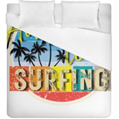 Bright Colorfull Addicted To Surfing T- Shirt Bright Colorfull Addicted To Surfing T- Shirt T- Shirt Duvet Cover Double Side (king Size) by JamesGoode