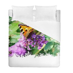 Butterfly T- Shirt Butterfly & Buddleia T- Shirt Duvet Cover Double Side (full/ Double Size) by JamesGoode