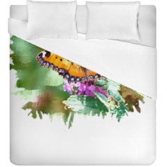 Butterfly T- Shirt Butterfly T- Shirt Duvet Cover Double Side (king Size) by JamesGoode