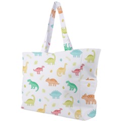 Animals Dinosaurs T-rex Pattern Simple Shoulder Bag by Pakjumat