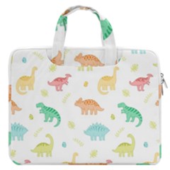 Animals Dinosaurs T-rex Pattern Macbook Pro 16  Double Pocket Laptop Bag  by Pakjumat