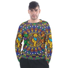 Grateful Dead Pattern Men s Long Sleeve Raglan T-shirt