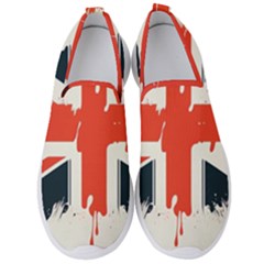 Union Jack England Uk United Kingdom London Men s Slip On Sneakers by uniart180623