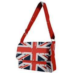 Union Jack England Uk United Kingdom London Full Print Messenger Bag (l) by uniart180623