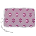 Alien Pattern Pink Pen Storage Case (S) View1