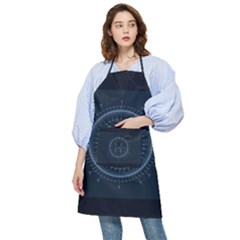 Minimalistic Knowledge Mathematics Trigonometry Pocket Apron by Ket1n9