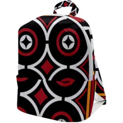 Toraja Pattern Ne limbongan Zip Up Backpack by Ket1n9