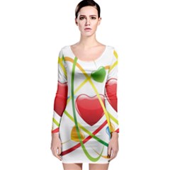 Love Long Sleeve Bodycon Dress by Ket1n9