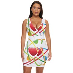 Love Draped Bodycon Dress by Ket1n9