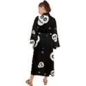 Skull Pattern Maxi Kimono View2