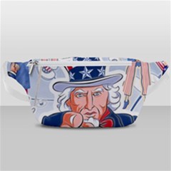 United States Of America Images Independence Day Waist Bag  by Ket1n9