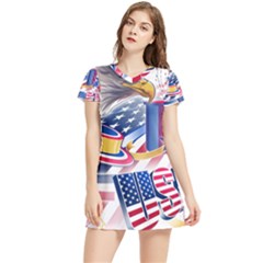 Independence Day United States Of America Women s Sports Skirt by Ket1n9