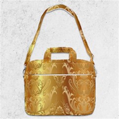 Golden Pattern Vintage Gradient Vector Macbook Pro 13  Shoulder Laptop Bag  by Ket1n9