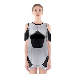 Soccer Ball Shoulder Cutout One Piece Dress by Ket1n9