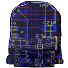 Technology Circuit Board Layout Giant Full Print Backpack by Ket1n9