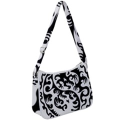 Ying Yang Tattoo Zip Up Shoulder Bag by Ket1n9