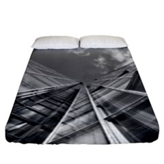 Architecture-skyscraper Fitted Sheet (king Size)