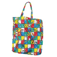 Snakes And Ladders Giant Grocery Tote by Ket1n9