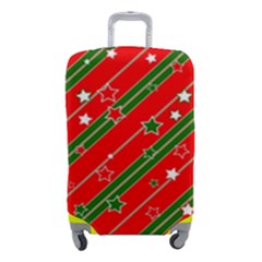 Christmas Paper Star Texture Luggage Cover (small) by Ket1n9