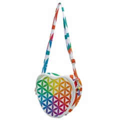 Heart Energy Medicine Heart Shoulder Bag by Ket1n9