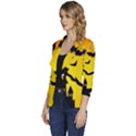 Halloween Night Terrors Women s One-Button 3/4 Sleeve Short Jacket View2