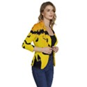 Halloween Night Terrors Women s One-Button 3/4 Sleeve Short Jacket View3