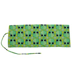 Alien Pattern- Roll Up Canvas Pencil Holder (s) by Ket1n9