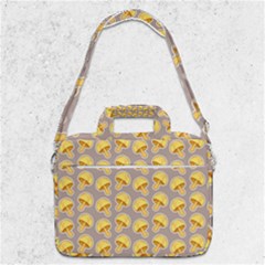 Yellow-mushroom-pattern Macbook Pro 13  Shoulder Laptop Bag  by Ket1n9