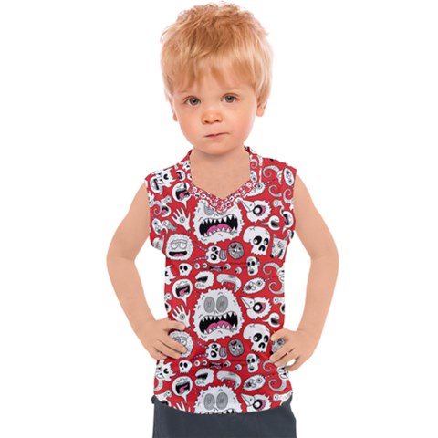 Another Monster Pattern Kids  Sport Tank Top by Ket1n9