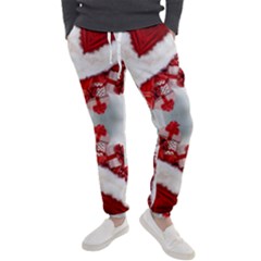 Christmas-background-tile-gifts Men s Jogger Sweatpants by Grandong