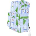 New Year Christmas Snowman Pattern, Full Print Backpack View3