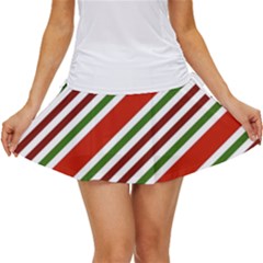 Christmas-color-stripes Women s Skort